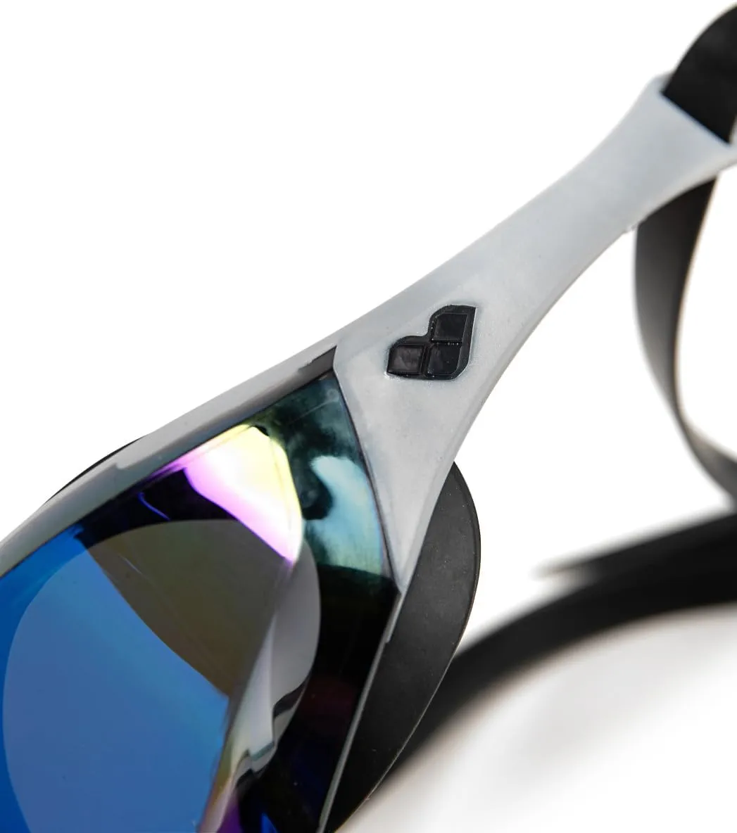 ARENA Unisex Cobra Edge Swipe Anti-Fog Racing Swim Goggles for Men and Women Polycarbonate Mirror/Non-Mirror Lens