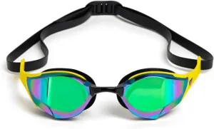 ARENA Unisex Cobra Edge Swipe Anti-Fog Racing Swim Goggles for Men and Women Polycarbonate Mirror/Non-Mirror Lens