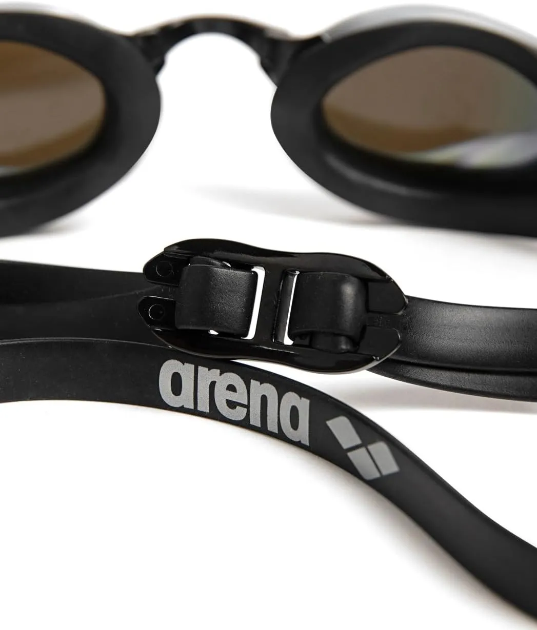 ARENA Unisex Cobra Edge Swipe Anti-Fog Racing Swim Goggles for Men and Women Polycarbonate Mirror/Non-Mirror Lens
