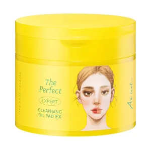 Ariul The Perfect Cleansing Oil Pads EX – Purifying Cleansing & Hydrating, Quick Makeup Removal, Dual-Sided Vegan Fabric, Large Size, 60 Counts, 175ml / 5.92 fl. oz