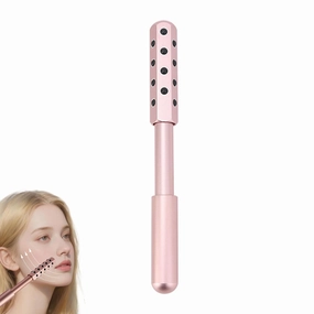 Arrily Face Roller,sculptor roller, 3D Facial Massage Roller for Women- Skin Firming Tool for Face, Neck, Arms & Legs (Rose gold)