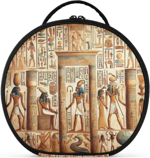Augenstern Travel Makeup Bag Cosmetic Bag Ancient-egyptian-civilization Girl Portable Organizer Makeup Train Case Women Toiletry Bag