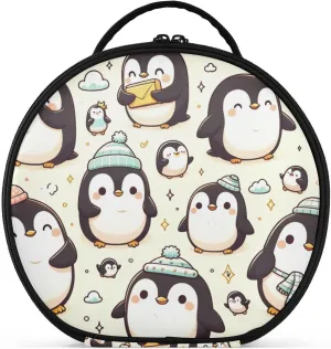 Augenstern Travel Makeup Bag Cosmetic Bag Kawaii-emperor-penguin Girl Portable Organizer Makeup Train Case Women Toiletry Bag