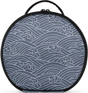 Augenstern Travel Makeup Bag Cosmetic Bag Tsunami-big-waves-japen-culture Girl Portable Organizer Makeup Train Case Women Toiletry Bag