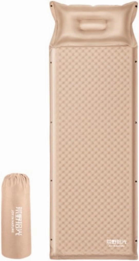 Automatic Inflatable Mattress for Outdoor Camping, Portable air Mattress for Single and Double People, Moisture-Proof Ground mat with Pillow for Camping