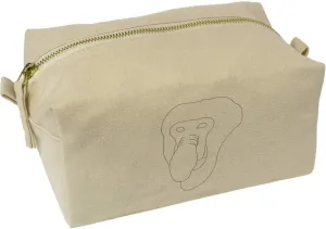 Azeeda 'Proboscis Monkey' Canvas Wash Bag/Makeup Case (CS00001147)