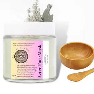 Aztec Clay Mask - Clay Mask for Face, Aztec Face Mask, Face Mask Skin Care, Indian Healing Clay, Facial Mask for Women, Facial Mask for Men, Best Self Care Relaxation Gift for Women, Best Clay Mask