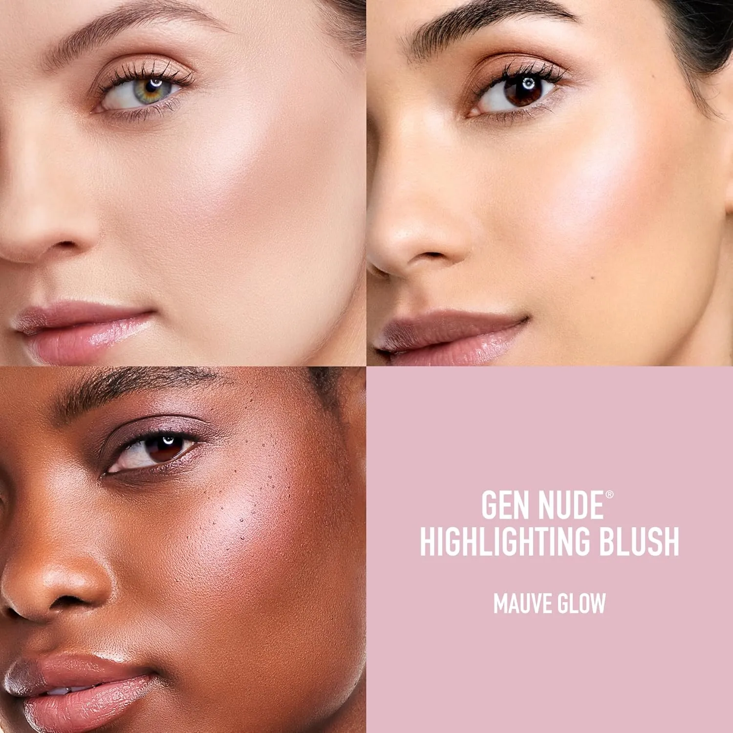 bareMinerals Gen Nude Highlighting Blush, 2-in-1 Blush   Highlighter Hybrid, Silky Blendable Makeup, All-Day Wear, Talc Free, Vegan