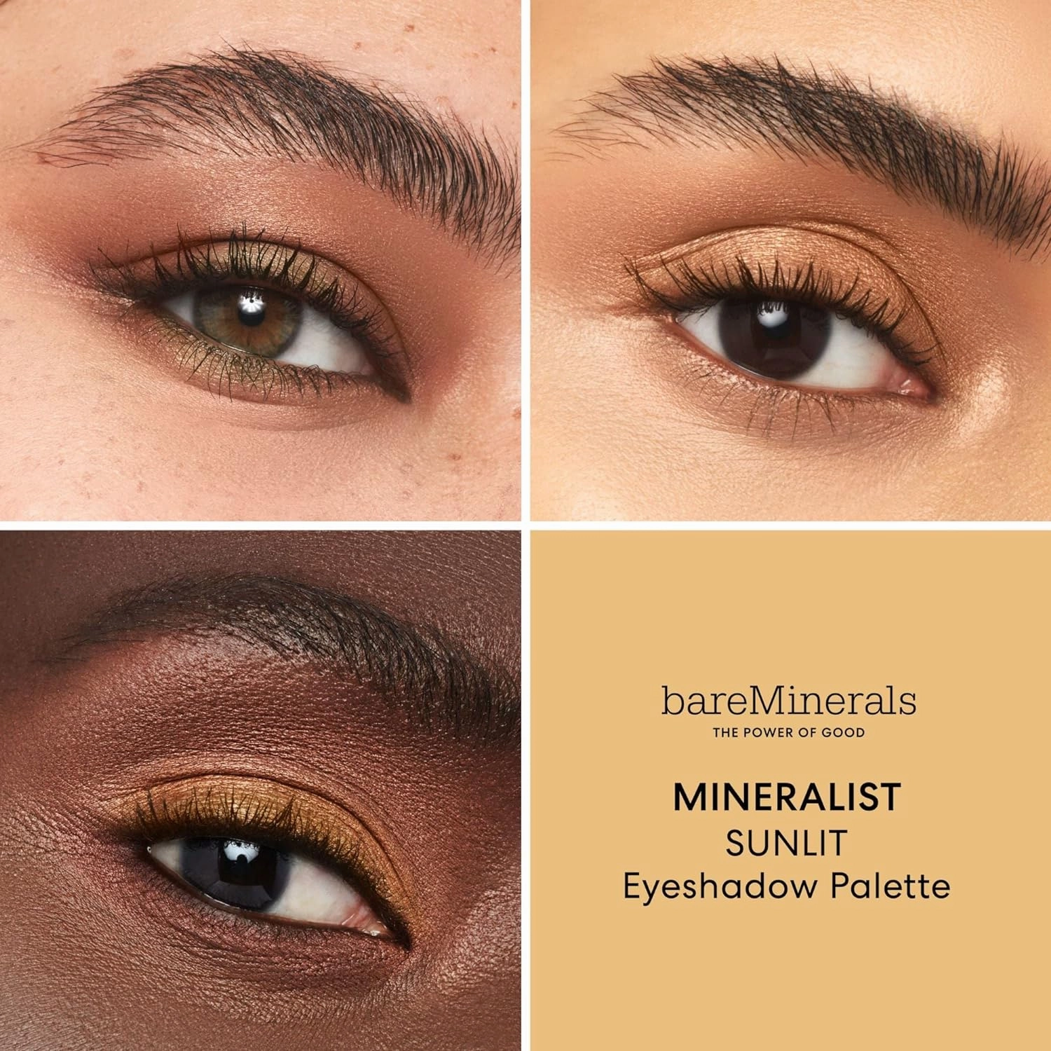 bareMinerals Mineralist Eyeshadow Palette, Six Richly Pigmented   Blendable Shades, Talc-Free Eye Shadow Palette Makeup, Vegan