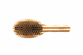 Bass Brushes | The Green Brush | Bamboo Pin   Bamboo Handle Hair Brush