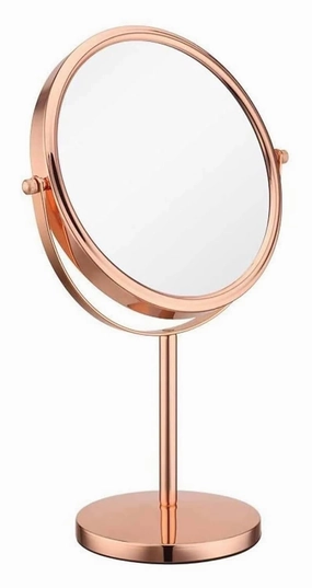 Bathroom Vanity Mirrors Makeup Mirror Travel (8") 360 Swivel Makeup Mirror/Shaving Mirror/Bathroom Mirror with 10x Magnification Tabletop Shaving and Makeup Vanity Mirror Makeup Mirro