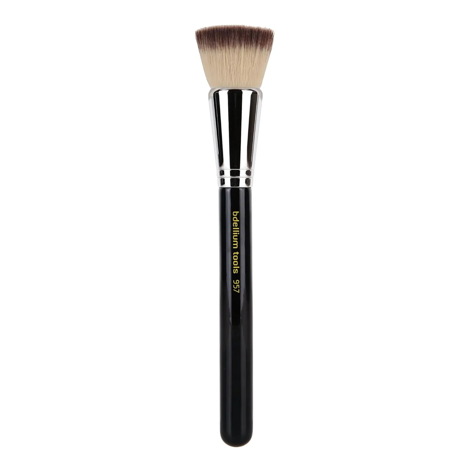 Bdellium Tools Professional Makeup Brush - Maestro Series 957 Precision Kabuki - With Soft Synthetic Fibers, For Versatile Application (Black, 1pc)