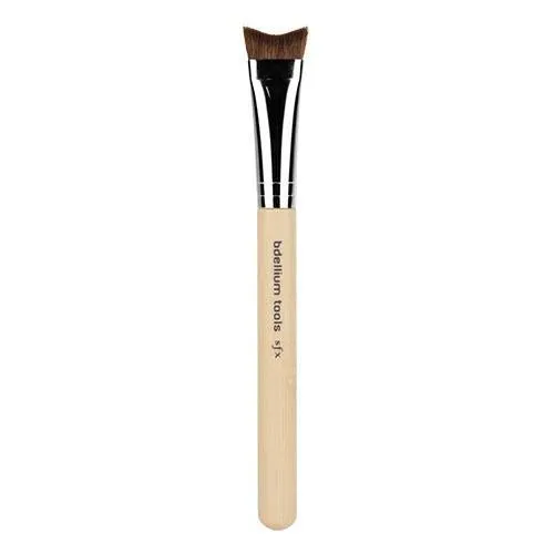 Bdellium Tools Professional Makeup Brush - Special FX Series 145 Inverted Smudge - With Soft Synthetic Fibers, For Smudge Effects on the Eye Line (Bamboo, 1pc)