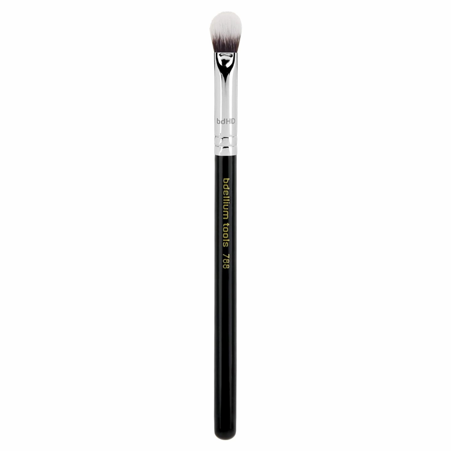 Bdellium Tools Professional Makeup Brush - Maestro Series 788V BDHD Phase III Blending/Concealing - With Soft Synthetic Fibers, For Blend & Soften (Black, 1pc)
