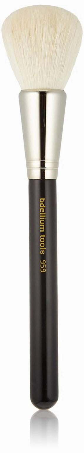 Bdellium Tools Professional Makeup Brush - Maestro Series 959 Powder Blending - With Soft Synthetic Fibers, For Powder Blending (Black, 1pc)