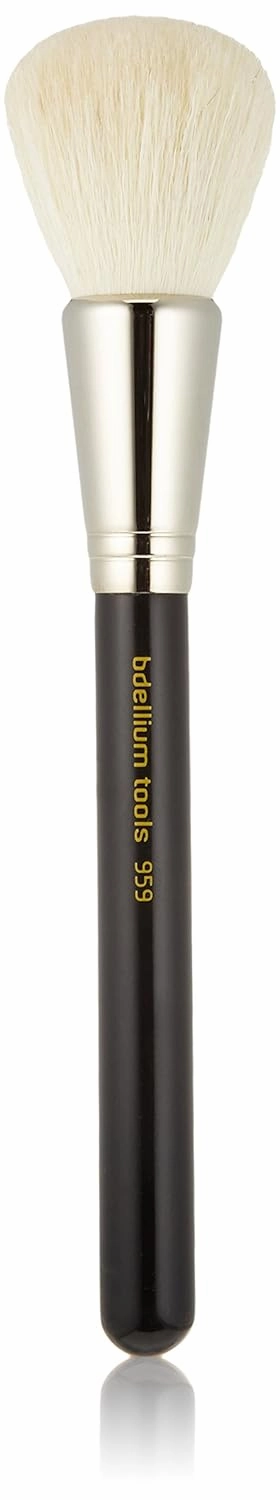 Bdellium Tools Professional Makeup Brush - Maestro Series 959 Powder Blending - With Soft Synthetic Fibers, For Powder Blending (Black, 1pc)