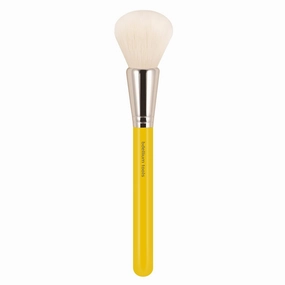 Bdellium Tools Professional Makeup Brush - Studio Series 959 Powder Blending - With Mix of Soft Synthetic & Natural Fibers, For Blending Powder (Yellow, 1pc)