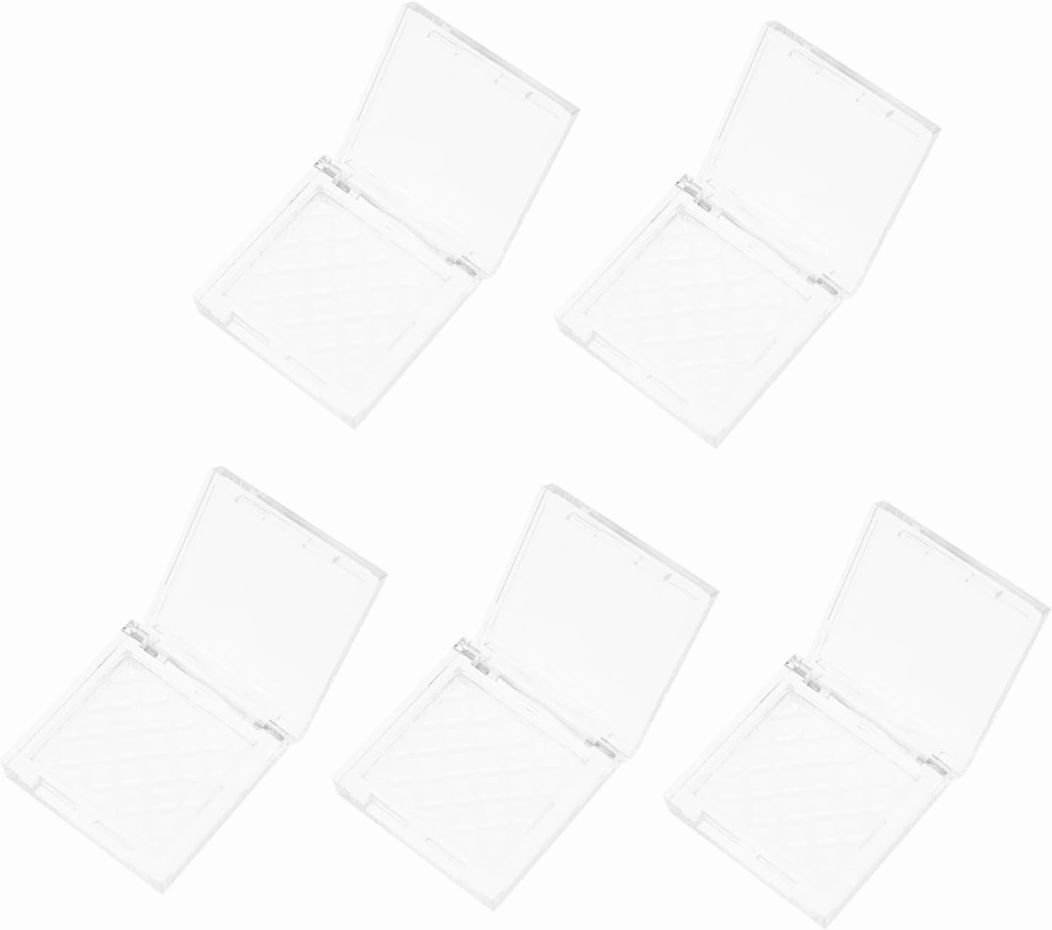 Beaupretty 15pcs Refillable Makeup Containers Empty Highlighter and Eyeshadow Cases Lightweight Cosmetic Storage for Travel and Daily Use for Lipstick Blush and Makeup