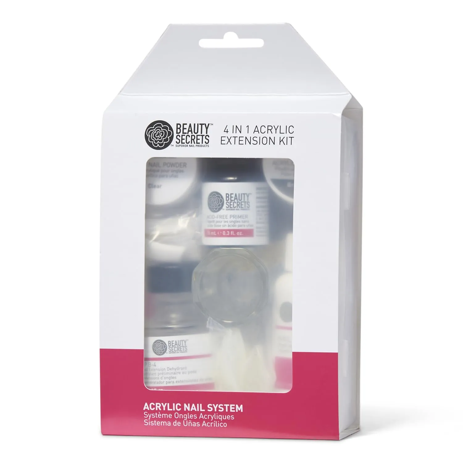 BEAUTY SECRETS 4 in 1 Nail Extension Kit