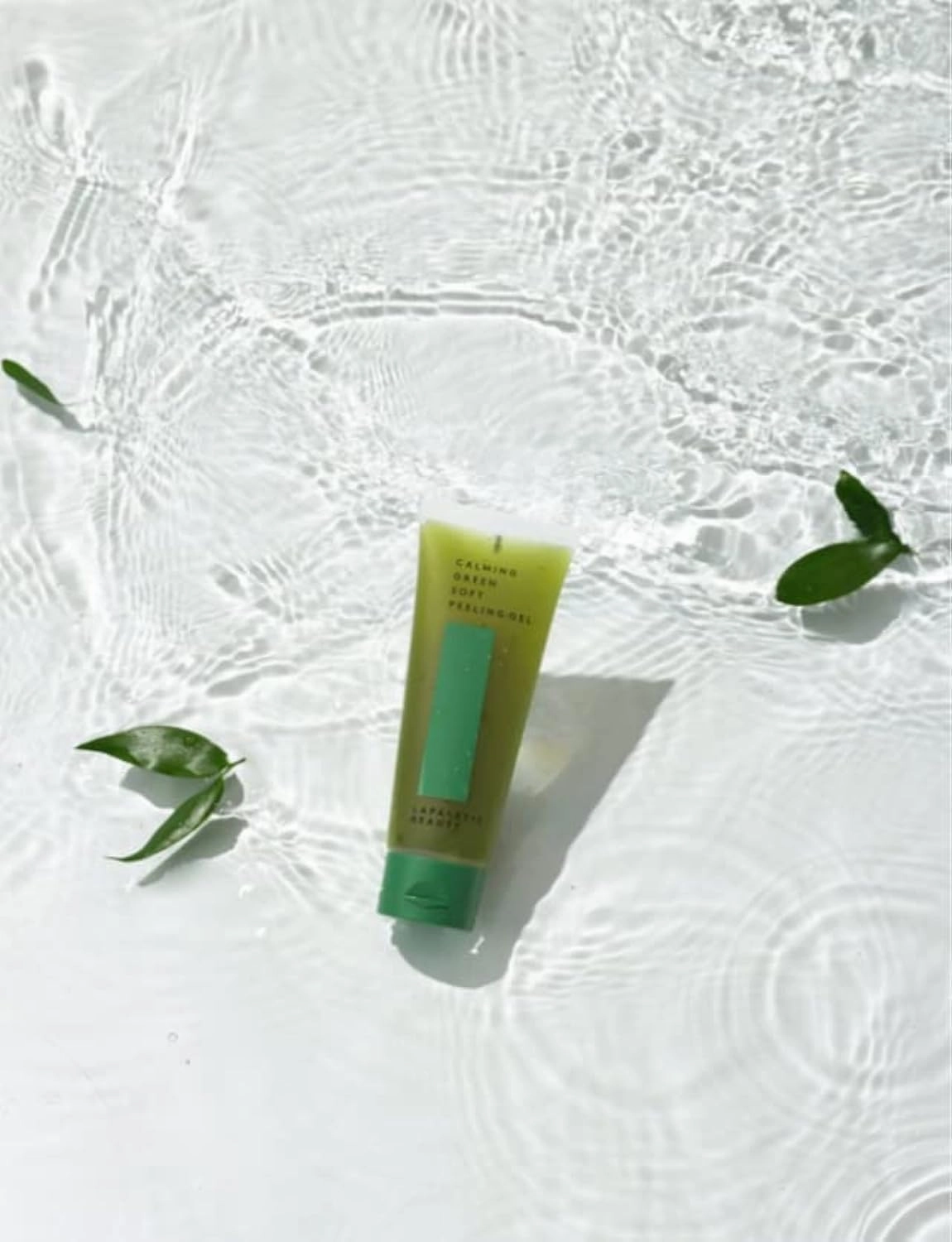 beauty Calming Green Soft Peeling Gel. Mild, Waterful Cleanser, 100ml / 3.38 fl. oz. / Hydration, Exfoliating, Deep Cleansing, Glowing, Cruelty-Free, Paraben-Free, Korean Skin Care
