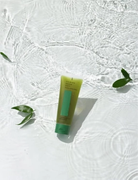 beauty Calming Green Soft Peeling Gel. Mild, Waterful Cleanser, 100ml / 3.38 fl. oz. / Hydration, Exfoliating, Deep Cleansing, Glowing, Cruelty-Free, Paraben-Free, Korean Skin Care