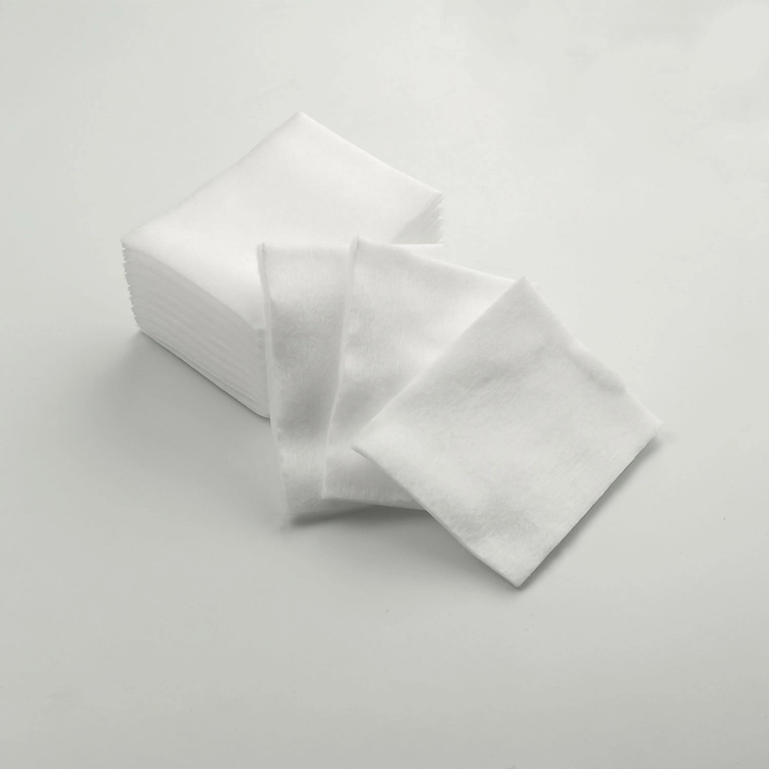 Beauty Good Unbleached Natural Soft Lint Free Square Facial Makeup Cotton Pads