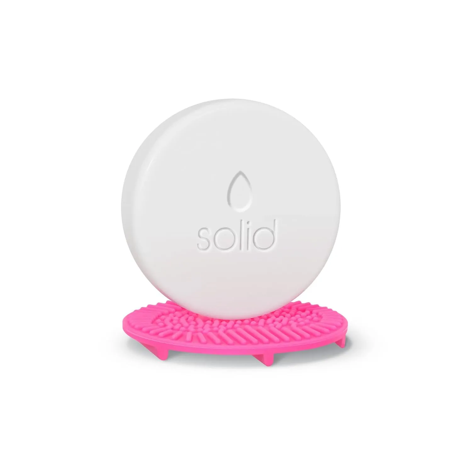 Beautyblender® | Blendercleanser® Solid Lavender Makeup Sponge & Brush Cleanser   Silicone Scrub Mat, Cleansing Tool & Scented Makeup Sponge Cleaner, Vegan, Cruelty Free, Made in the USA, 1 oz