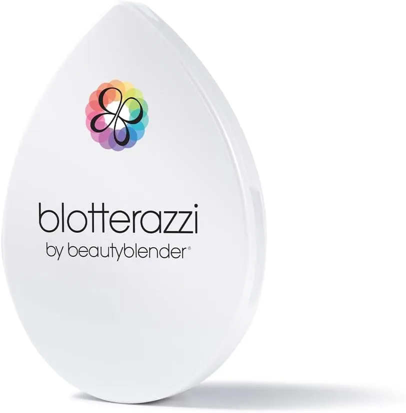 Beautyblender® | Blotterazzi® Original Reusable Makeup Blotting Sponge, Includes Mirrored Compact, Re-Texturize Makeup, Absorb Excess Oil and Shine