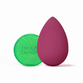 Beautyblender® | Happily Blended After 2-Piece Blend & Cleanse Set, Beauty Blender Makeup Sponge, Blend Liquid Foundation, Powders and Creams, Streak Free Application, Vegan, Cruelty Free, Made in USA