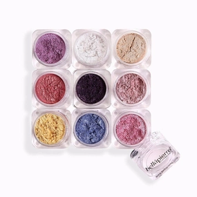 bellapierre Shimmer Powder 9 Stack | Paraben Free Eyeshadow | Vegan & Cruelty Free Eye Makeup - 9 Count - Astrid