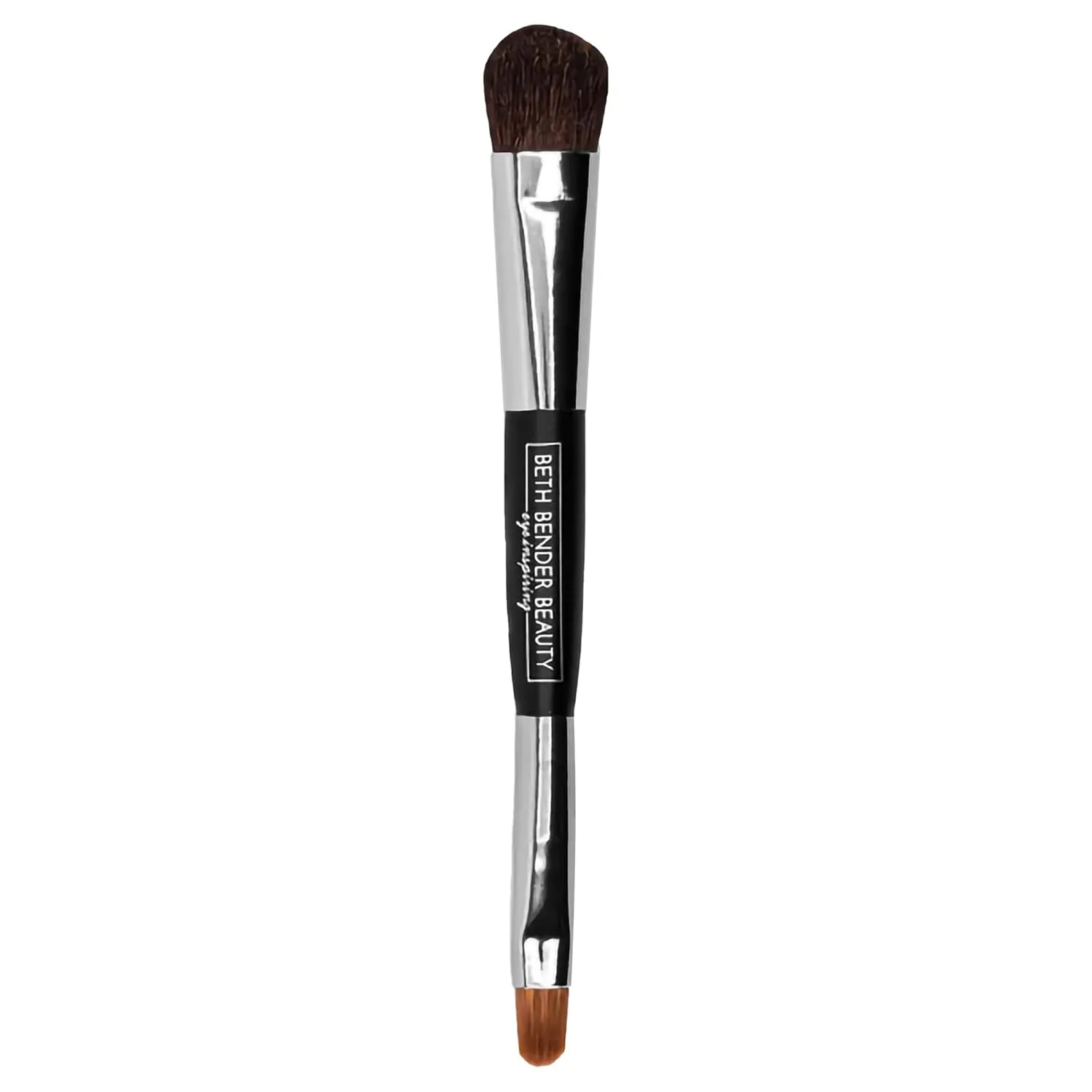 Beth Bender Beauty Double Ended Eyeliner and Eyeshadow Brush - Double Sided Eye Makeup Applicators