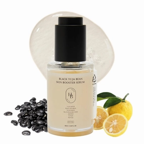 Black Yuja Bean Skin Booster Serum - Moisturizing, Sensitive Skin, Korean Skincare, Hypoallergenic, Deep Hydration, Vegan, Oil-free, Makeup Adherence, Inner Dryness, K-Beauty