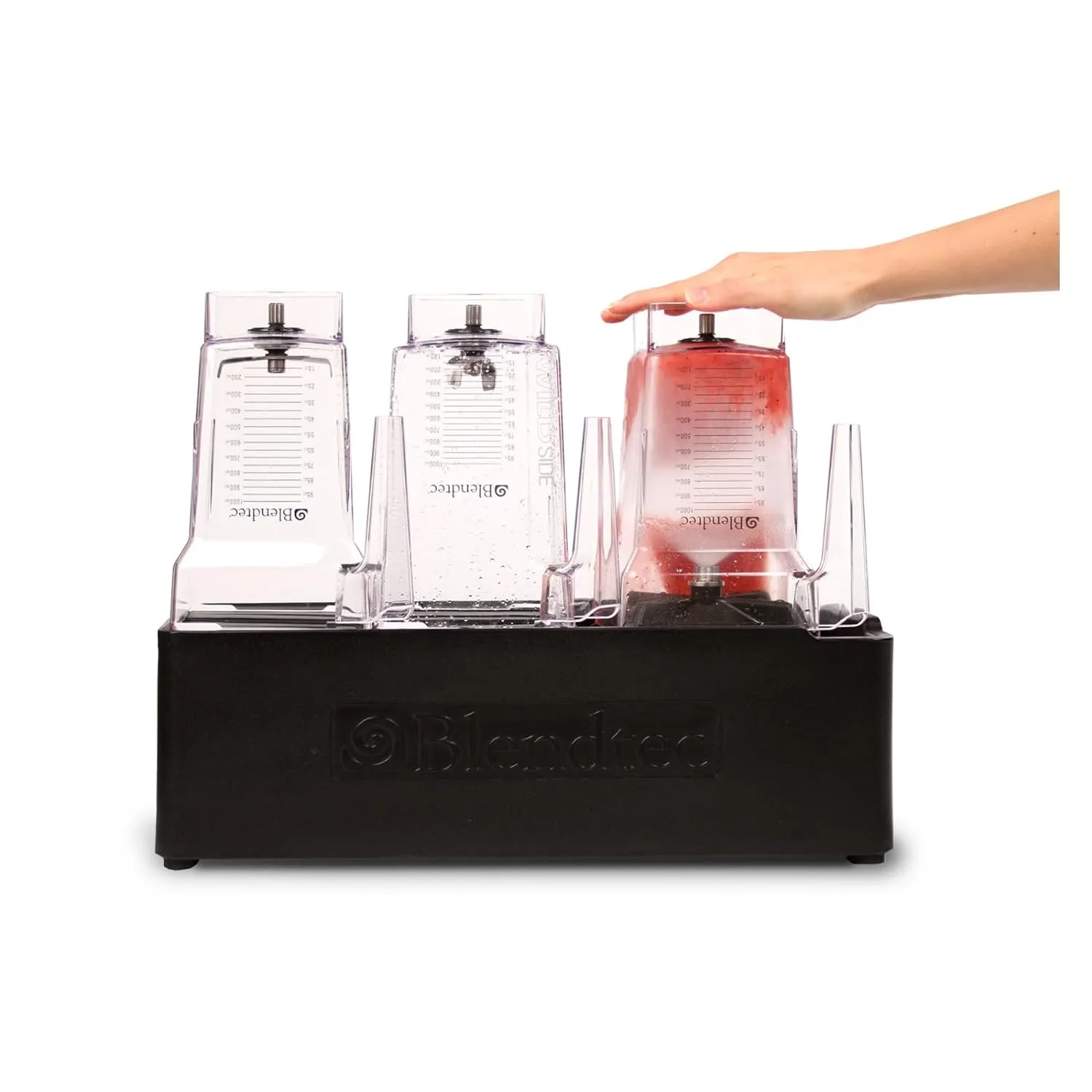 Blendtec Rapid Rinser Station - One-Push Cleaning for Blender Jars - Compatible with Blendtec Blenders - Black