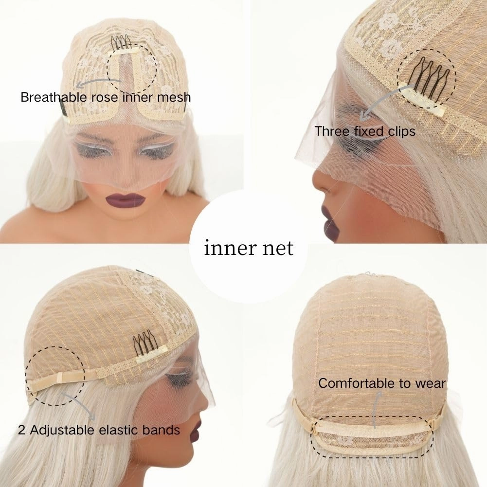 Blonde Lace Front Wigs for Women Long Curly Wavy Middle Part Wig Natural Synthetic Heat Resistant Cosplay Party Daily Hair Wigs