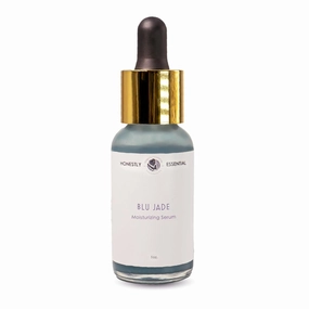 Blu Jade Facial Serum | Hydrating Face Serum for Women with Emu Oil & Rose Geranium | Nourishing & Rejuvenating Skin Serums for Face | Moisturizing Skincare – 1 oz