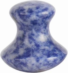Blue White Dot Jade Roller And Gua Sha Stone Face Roller Gouache Scraper Facial Massager,type 07