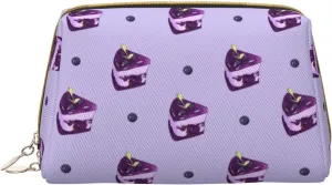 Blueberry Cakemakeup Bag Organizer,Toiletry Cosmetic Bag,Zipper Pouch Brushes Storage Case(Large)
