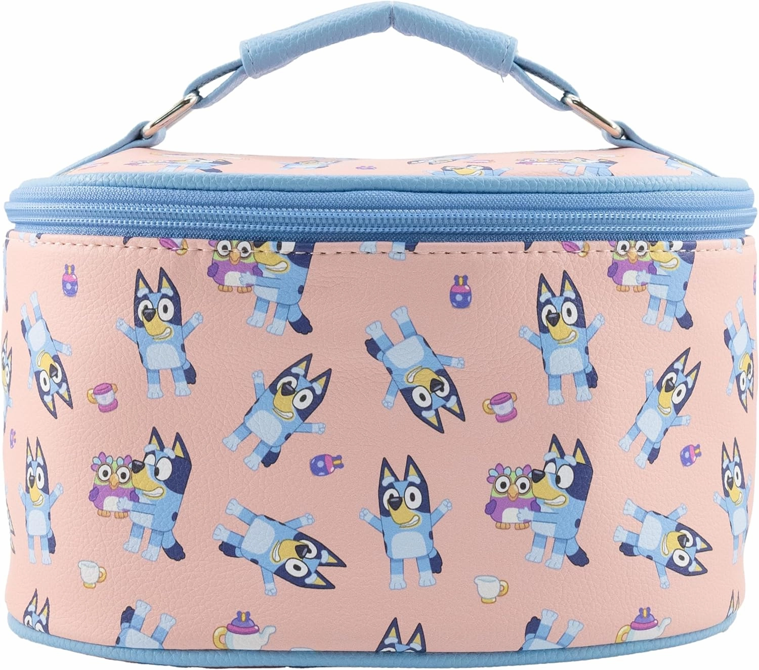 Bluey Makeup Bag – Makeup Organizer, Travel Toiletry Bag for Women & Girls | Cute Cosmetic Bag, Train Case for Kids, Travel Bag, Toiletry Bag for Women, Make up Storage | Ages 3 