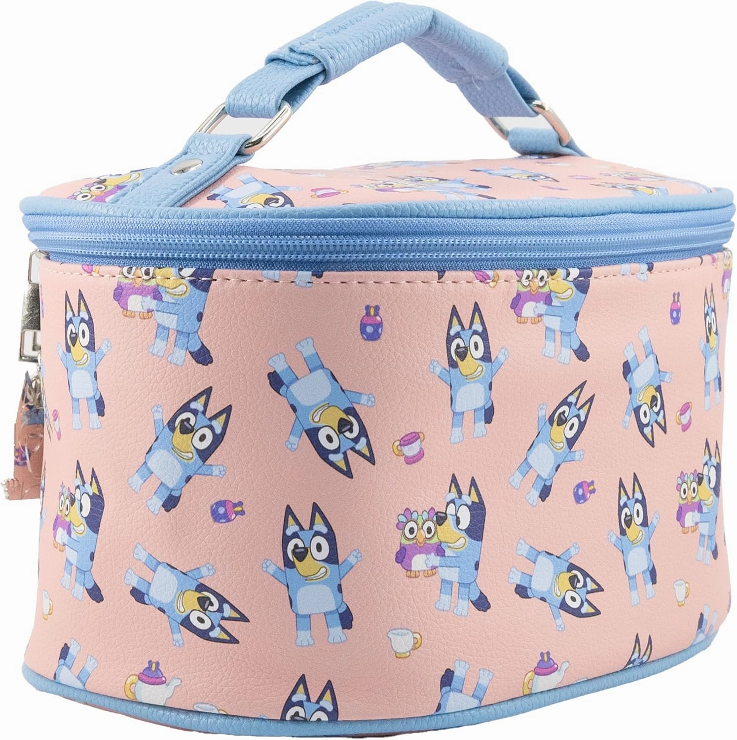 Bluey Makeup Bag – Makeup Organizer, Travel Toiletry Bag for Women & Girls | Cute Cosmetic Bag, Train Case for Kids, Travel Bag, Toiletry Bag for Women, Make up Storage | Ages 3 