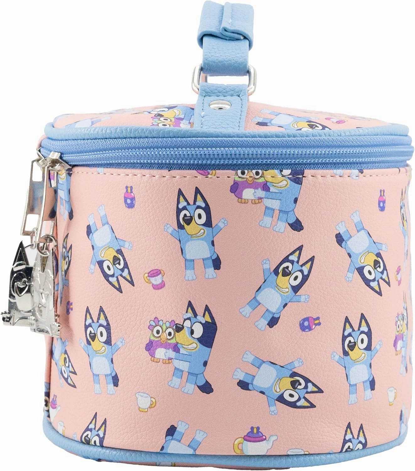 Bluey Makeup Bag – Makeup Organizer, Travel Toiletry Bag for Women & Girls | Cute Cosmetic Bag, Train Case for Kids, Travel Bag, Toiletry Bag for Women, Make up Storage | Ages 3 