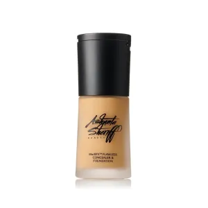 BlurEFX™ Flawless Concealer & Foundation Duo, Skin-Perfecting Radiance Meets Skincare, Paraben-Free, Cruelty Free, and Vegan-Friendly (Sandy Breeze, One Size)