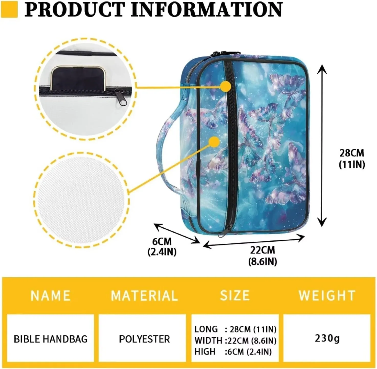 Book Covers for Bibles Bible Covers for Women Men with Pockets Bible Accessories Women Men