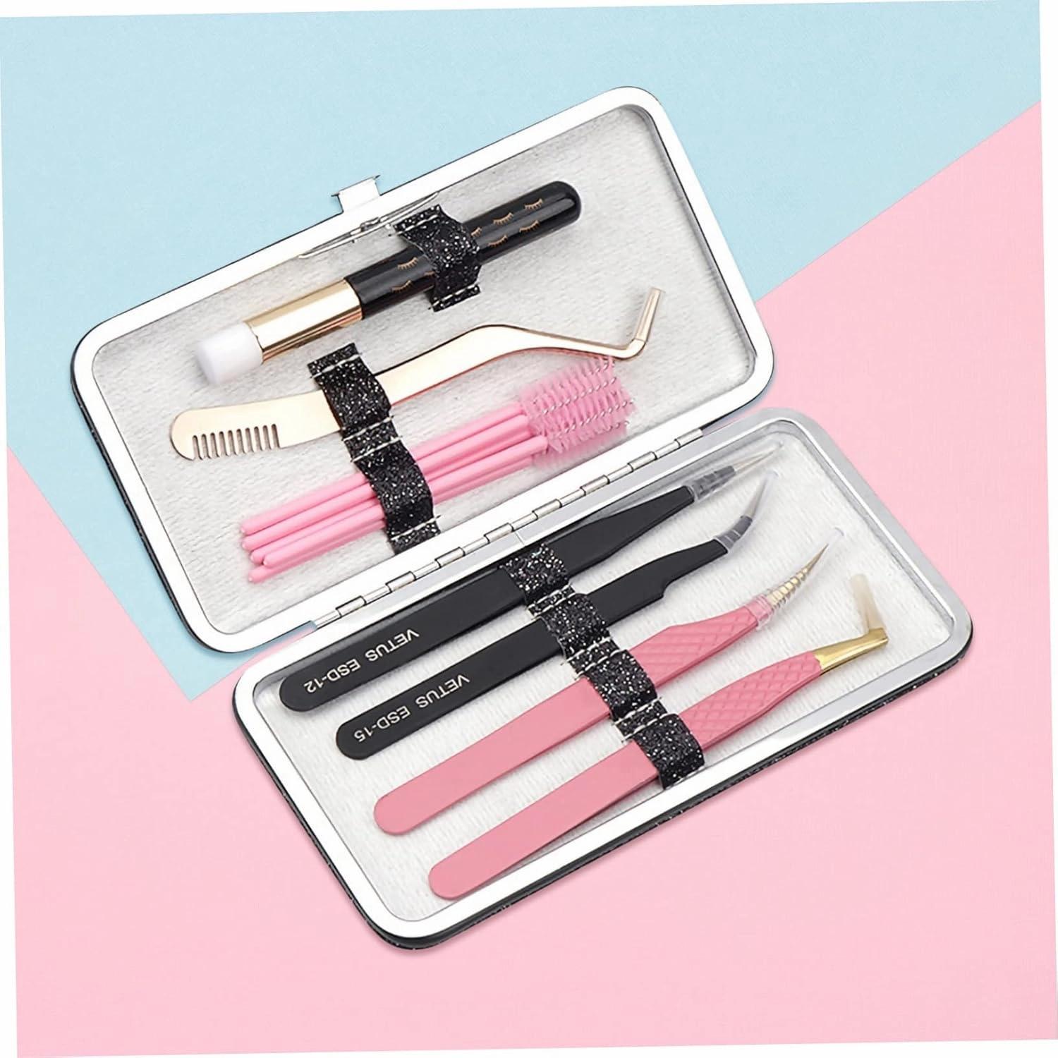 Box Storage Bag Storage Case Scissor Lash Extension Makeup Organizer Box Makeup Organizer Bag Lash Tweezer Eyelash Tweezer Holder Makeup Box