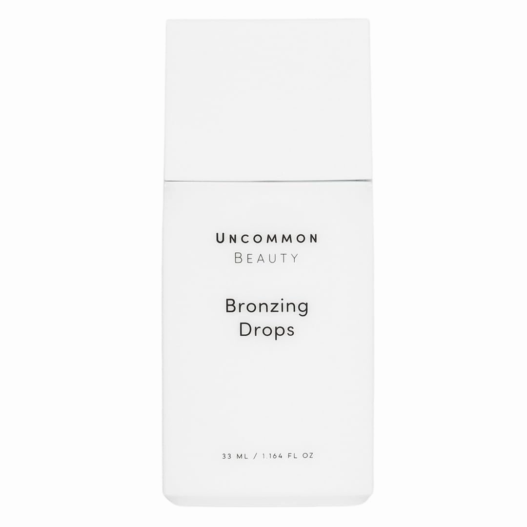 Bronzing Drops - Liquid Bronzer Face Drops with Glycerin - All Skin Types, Vegan, Cruelty Free, Fragrance Free, 1.164 FL OZ