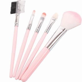 Brush set make up,Makeup Brushes Makeup Brush Set Professional 5-Piece Make Up Brushes Foundation Brush Blending Face Powder, Pink