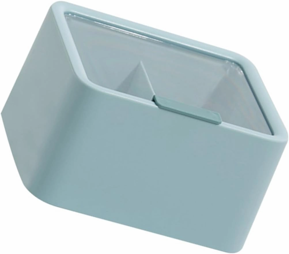 Cabilock Cotton Pads Holder Makeup Sponge Organizer Elegant Storage Box for Cotton Swabs Balls and Makeup Essentials Stylish Countertop Dispenser for Bathroom Vanity