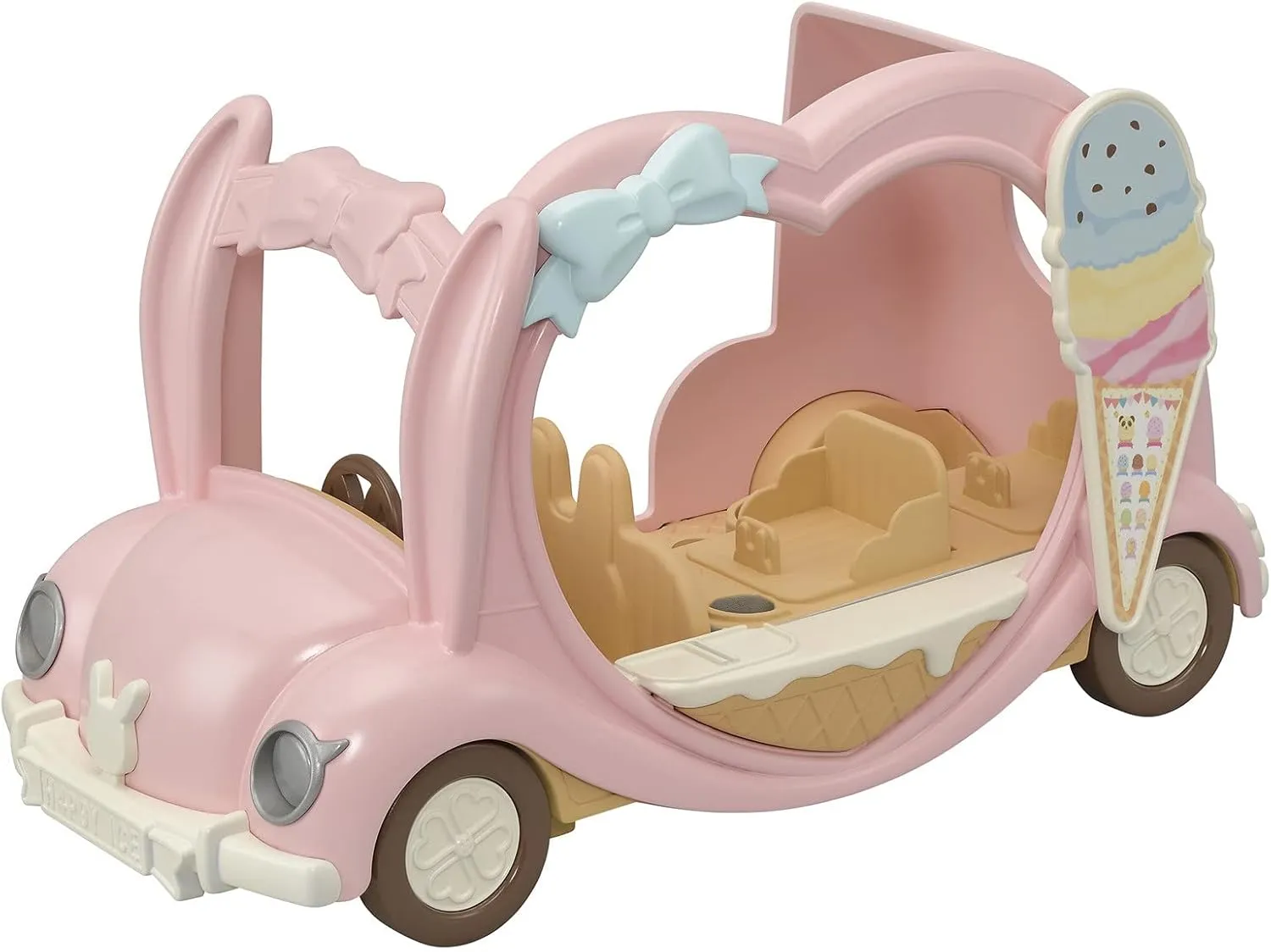 Calico Critters Ice Cream Van, Toy Vehicle for Dolls