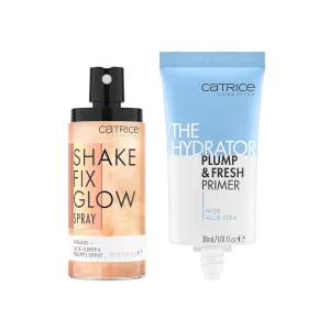 Catrice | Shake Fix Glow Spray & Hydrator Primer Bundle | Full Coverage Makeup | Vegan & Cruelty Free