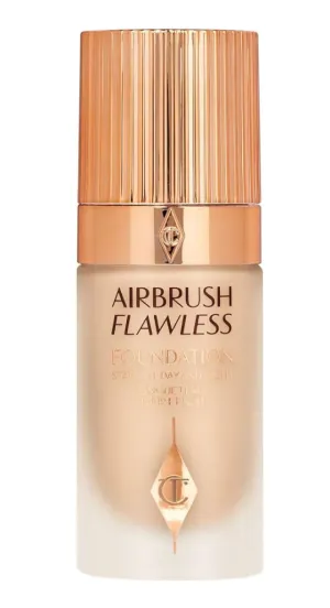 Charlotte Airbrush Flawless Foundation, Full Coverage, Long-Lasting Matte Finish, Hydrating Formula (5 Neutral)