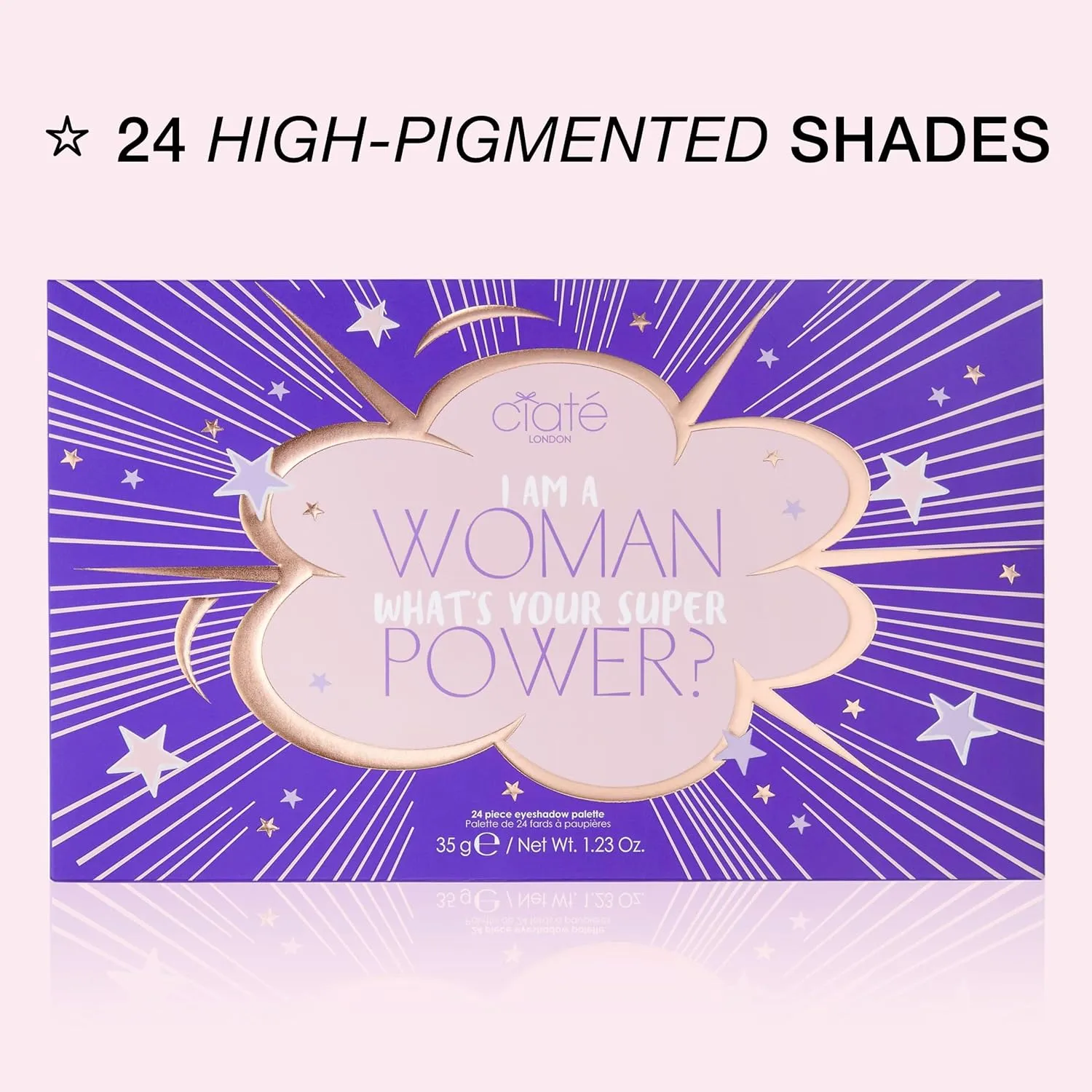 Ciaté London I Am Woman Eyeshadow Palette, 24 Creamy and Highly-Pigmented Shades